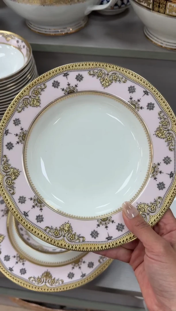 【闪购商品】瓷片8.5寸草帽盘2个 福利款