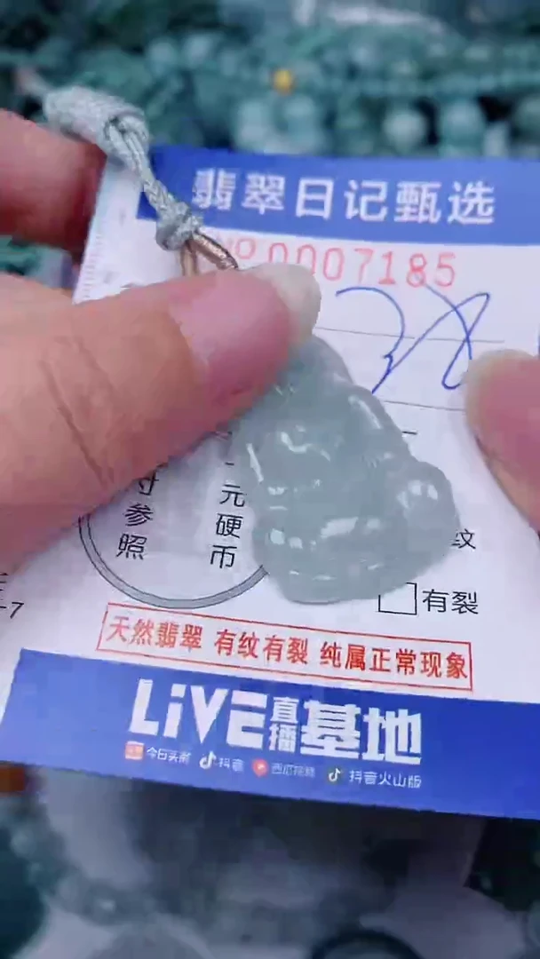 翡翠未镶嵌颈饰00007185