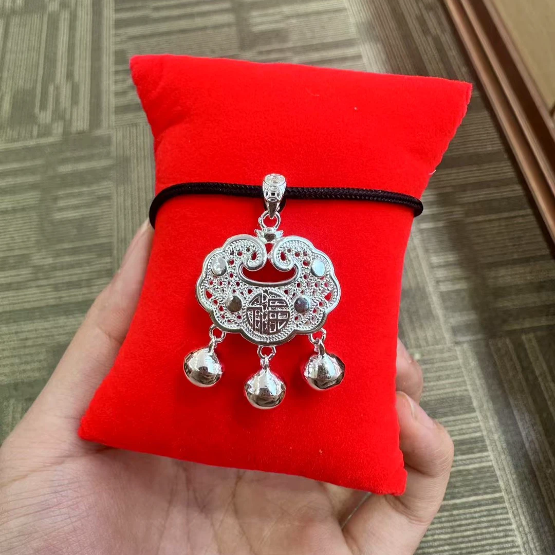 【楠姐专享】百福平安锁包吊坠轻奢小众新款礼物