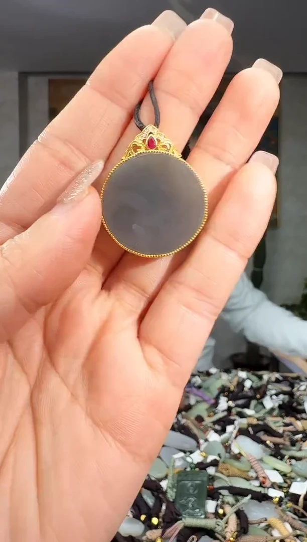 颈饰未镶嵌和田玉拍一发一多样性发货