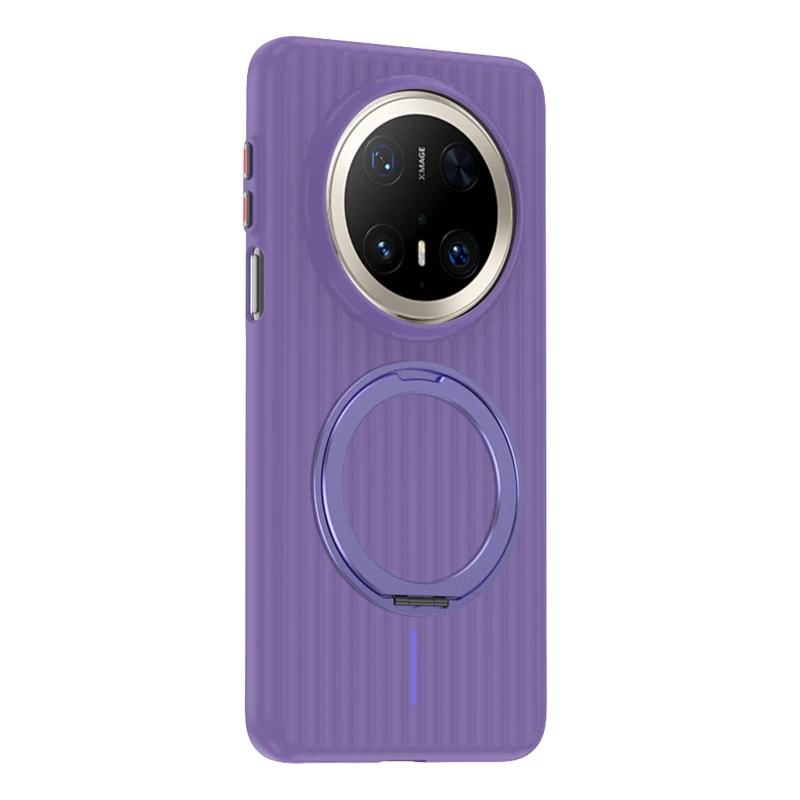 适用华为mate70手机壳mate70Pro新款360瓦楞磁吸支架简约防摔超薄