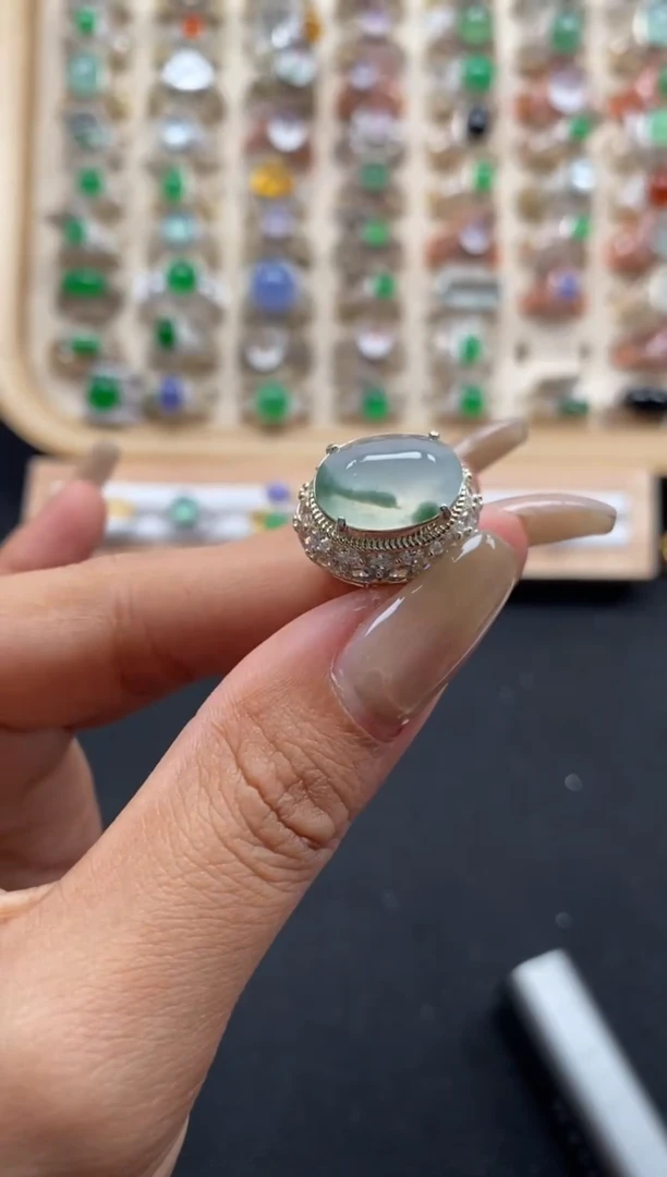 未镶嵌戒指翡翠缅甸天然a货翡翠