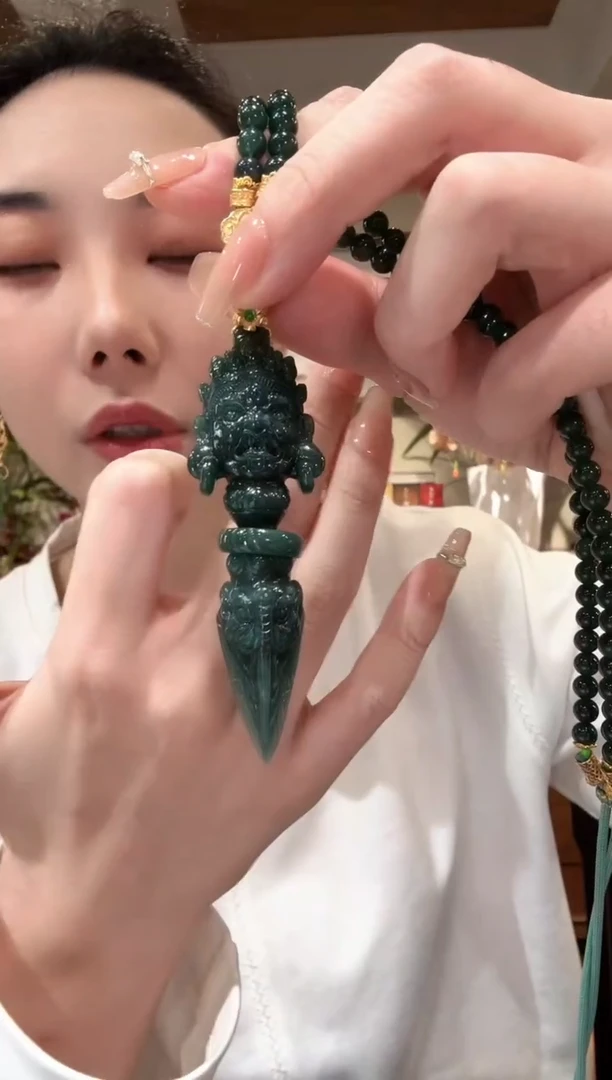 【闪购商品】翡翠颈饰未镶嵌国风