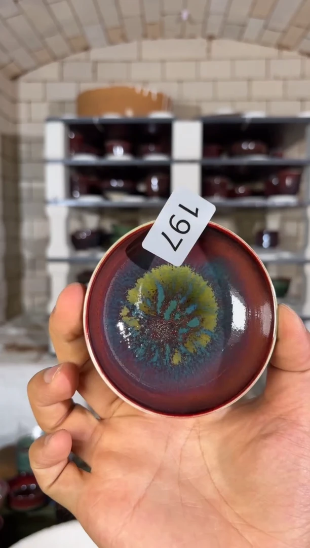 摆件精品窑变钧瓷茶器