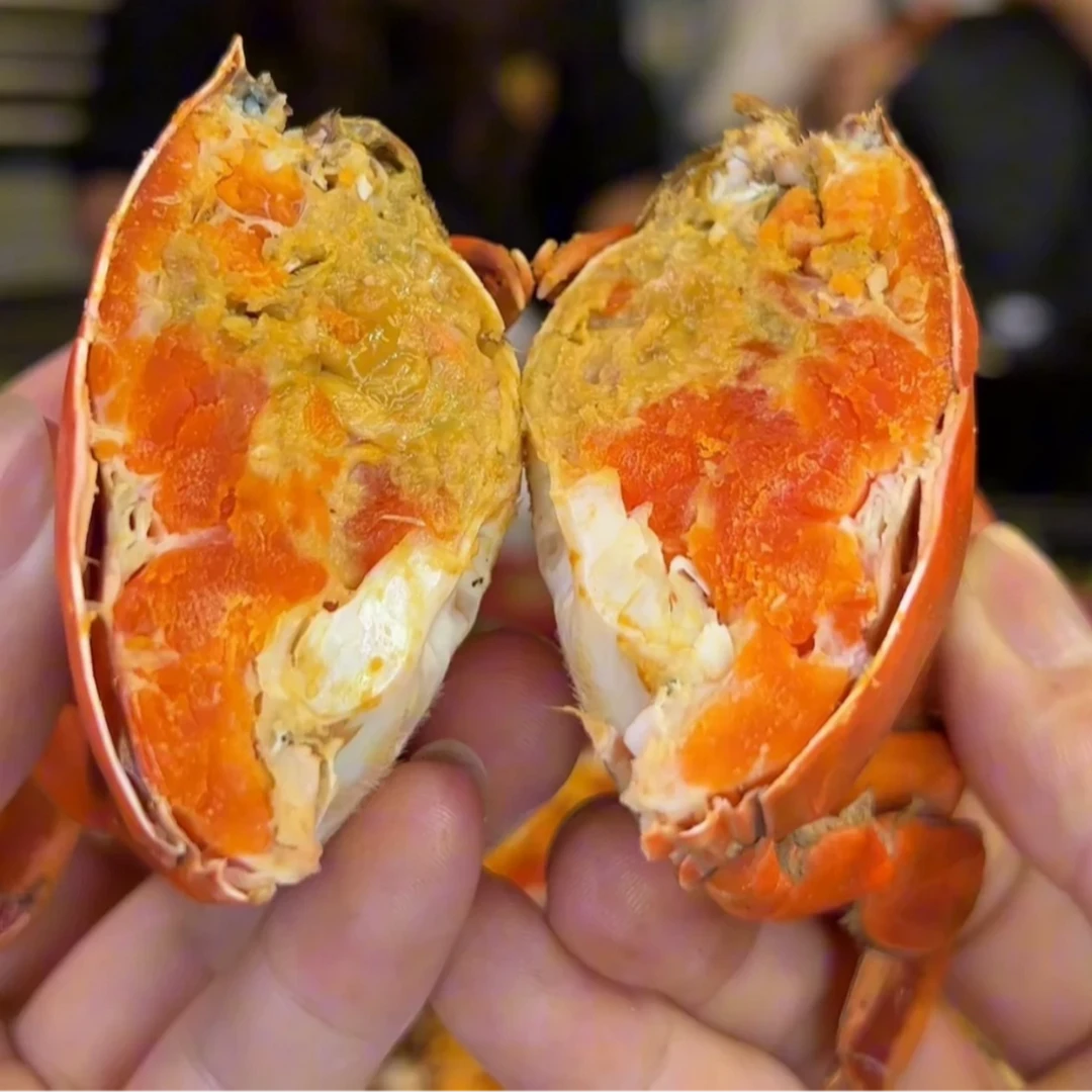 【买3只送1只】红膏蟹 螃蟹包活到家 包有黄包有膏4-5两/只 WW蟹同城配送