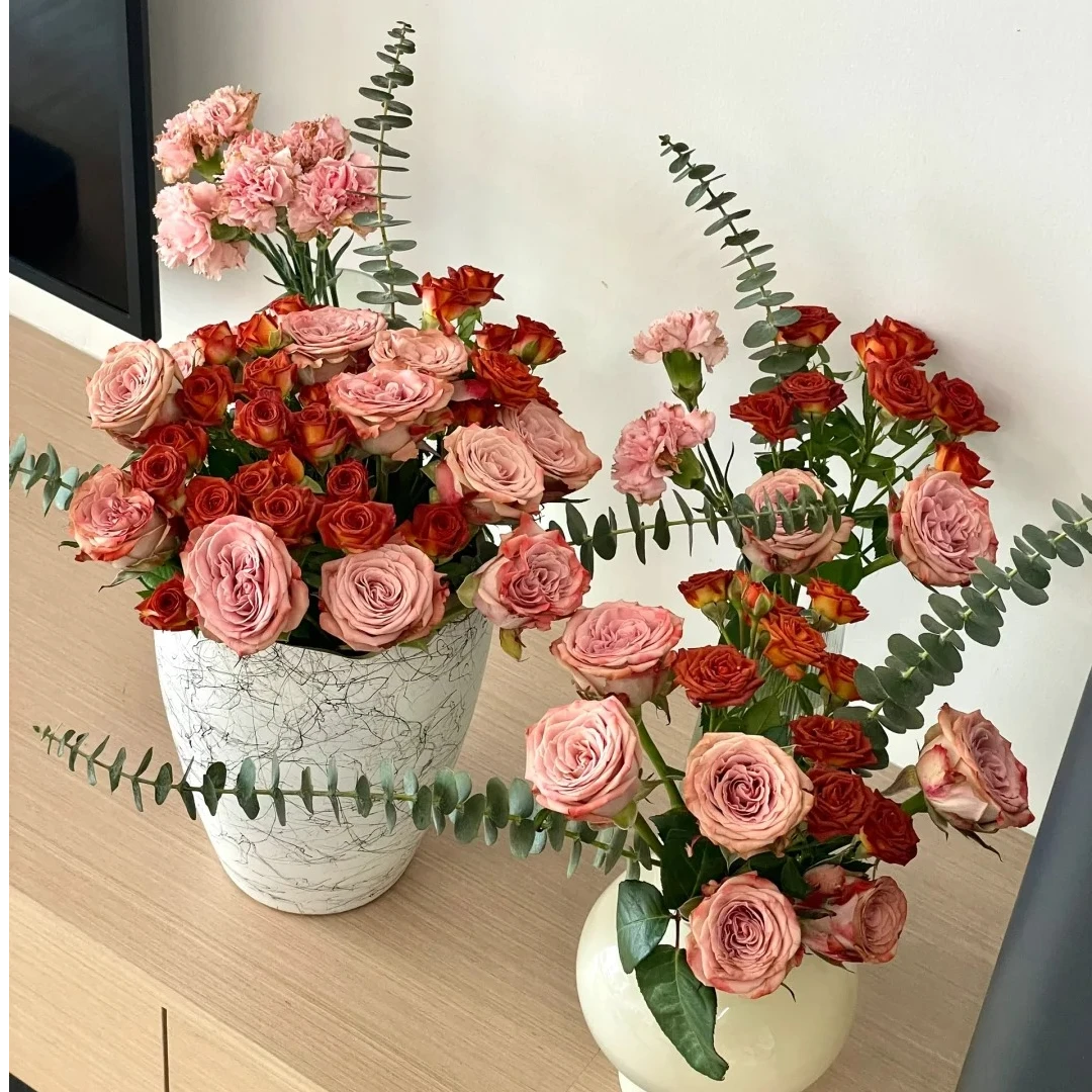 “不期而遇的浪漫”【卡布奇诺10支+巧克力泡泡5支加送尤加利叶一份】鲜花次日达批发直播任意满两单鲜花顺丰包邮