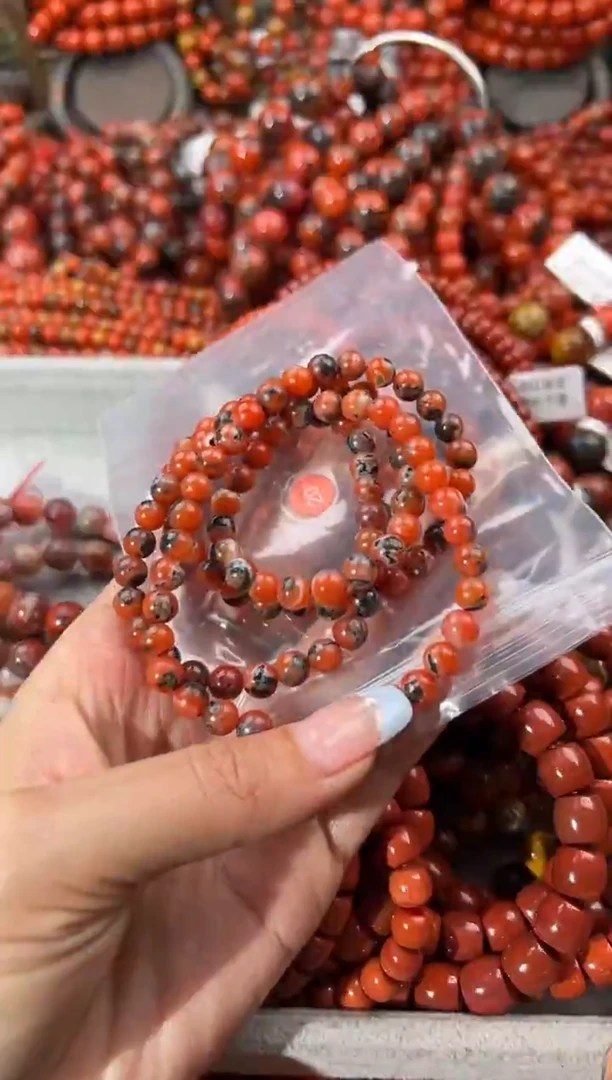 未镶嵌手串南红玛瑙6+