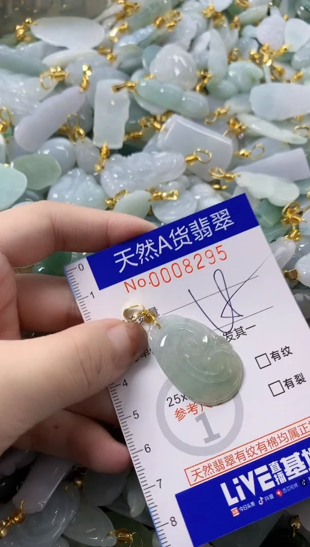 颈饰未镶嵌翡翠天然A货翡翠