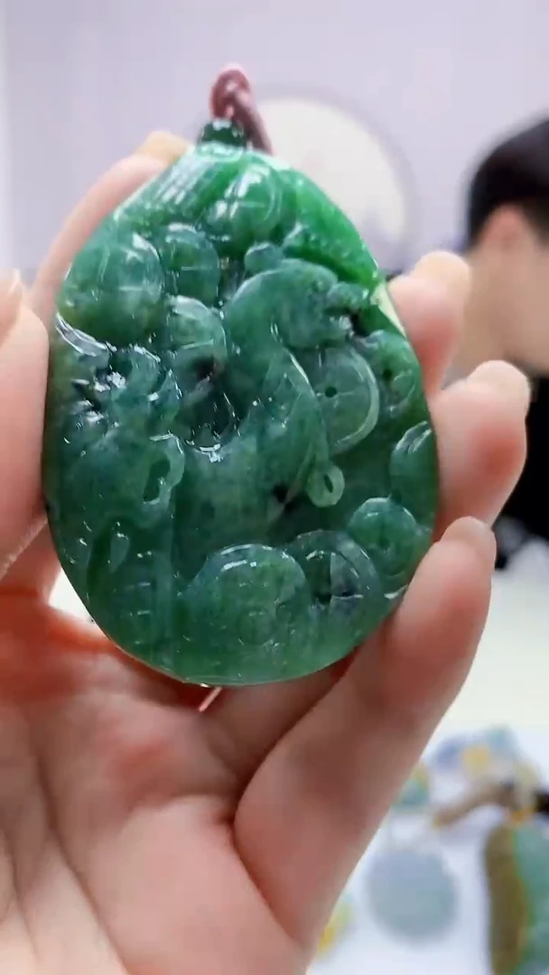 定制翡翠未镶嵌5145ms-毛货165龙牌