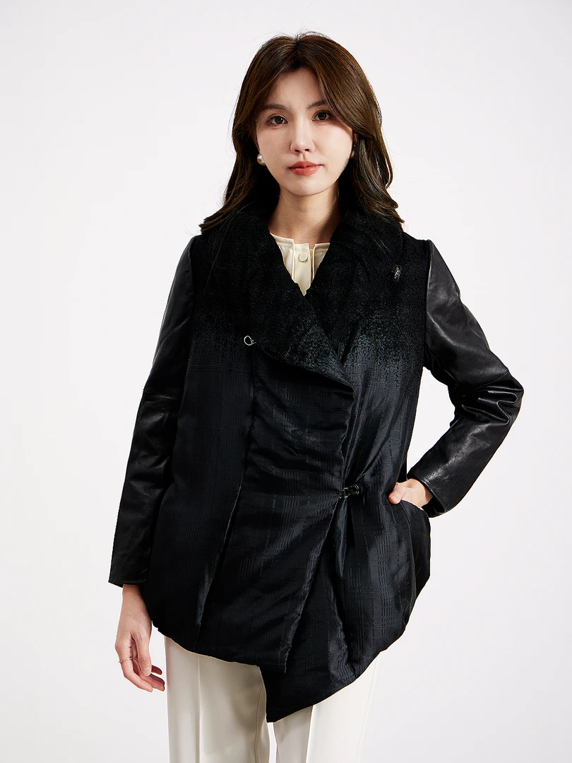 羽绒服女短款2025新款保暖时尚90新国标白鸭绒外套MQ168