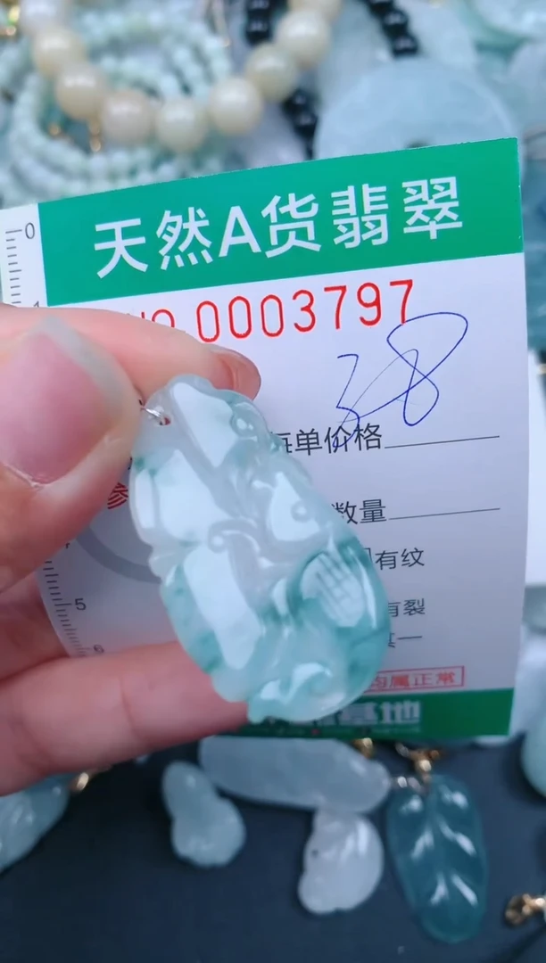 翡翠未镶嵌颈饰.0003797