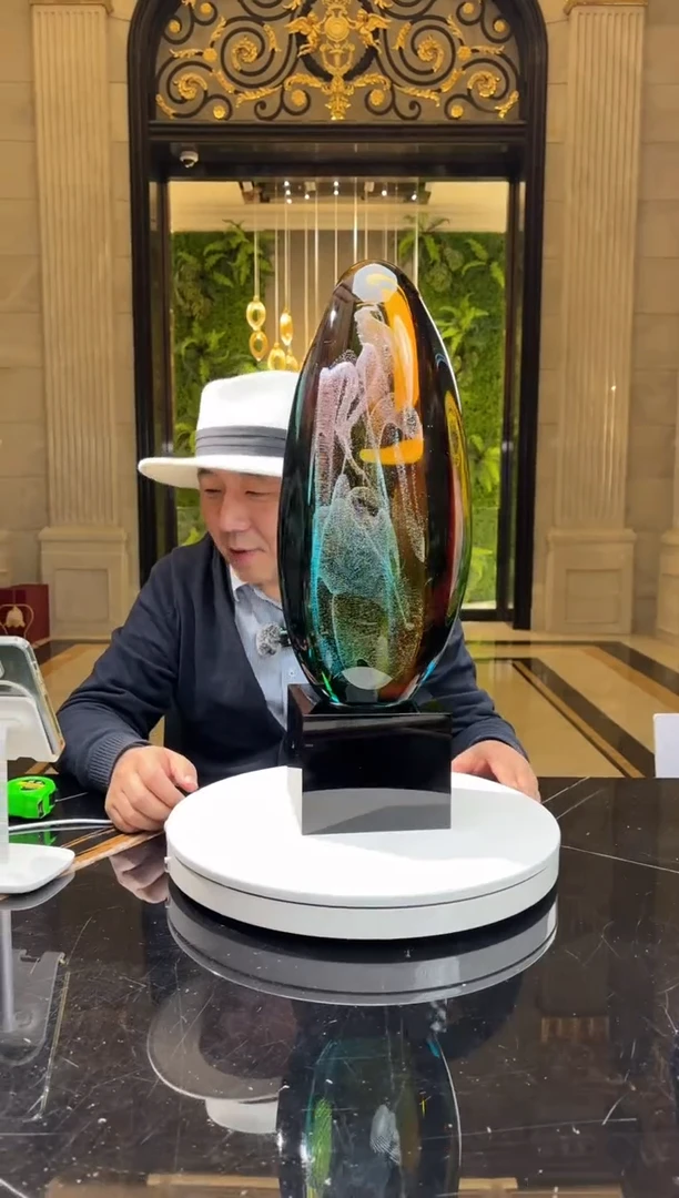 【闪购商品】摆件月虹艺术琉璃摆件C53