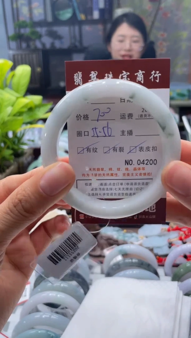 未镶嵌手镯翡翠4200