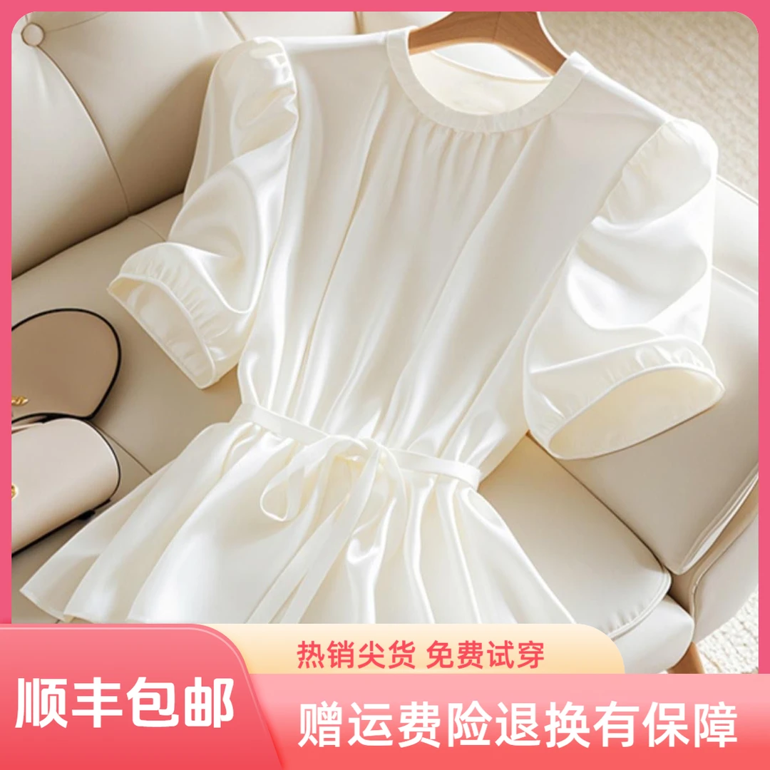 哥弟阿玛施正正品泡泡短袖衬衫女高级设计感小众夏季独特漂亮上衣
