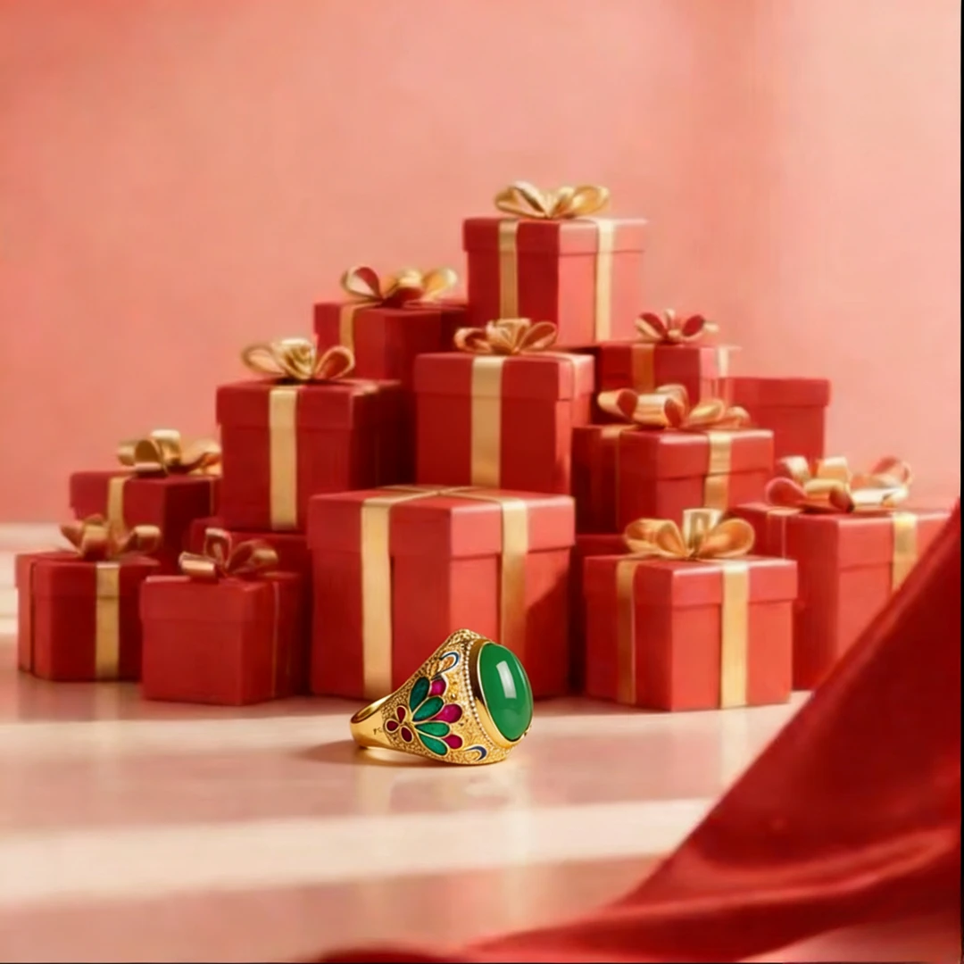 典雅至臻原创春节风格惊喜礼盒搭配精品挂件H013