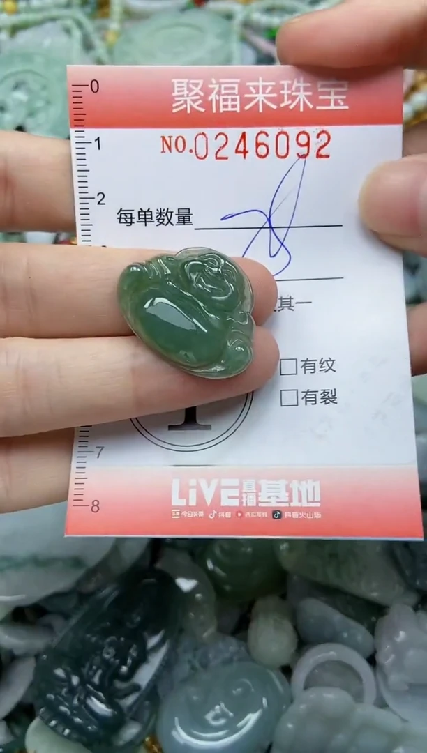 未镶嵌挂件翡翠闪购0246092