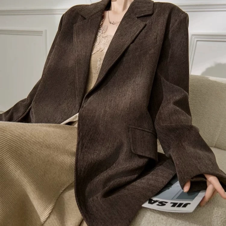 【Lala辣辣私服】以直播间过款为准：秋冬韩版宽松长袖百搭短款外套