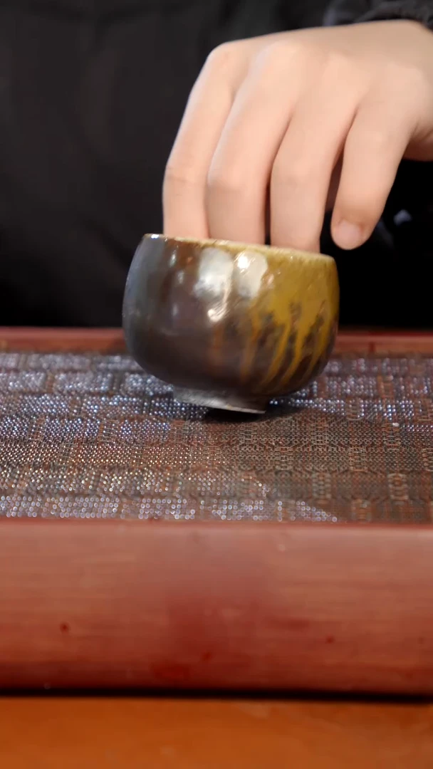 陶瓷奢瓷/瑞寅柴烧茶器（杯子）338微瑕