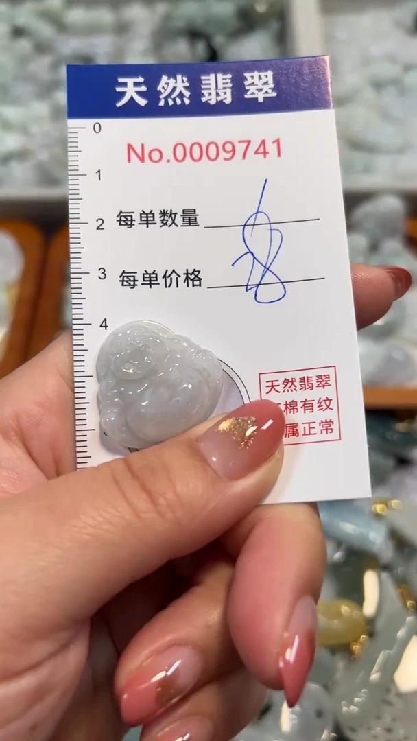 翡翠未镶嵌吊坠(不含链)9741