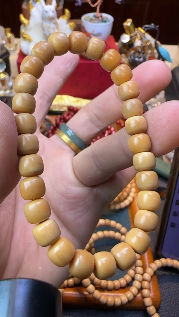 【闪购商品】白玉菩提手串南椰子风化料单圈老型7*8mm