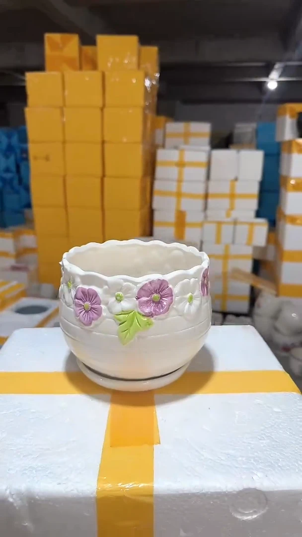 高温陶瓷花盆+Q100