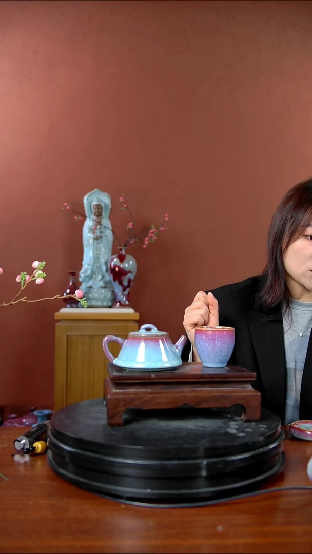 摆件大宋官窑 【炭烧套组】一壶一杯