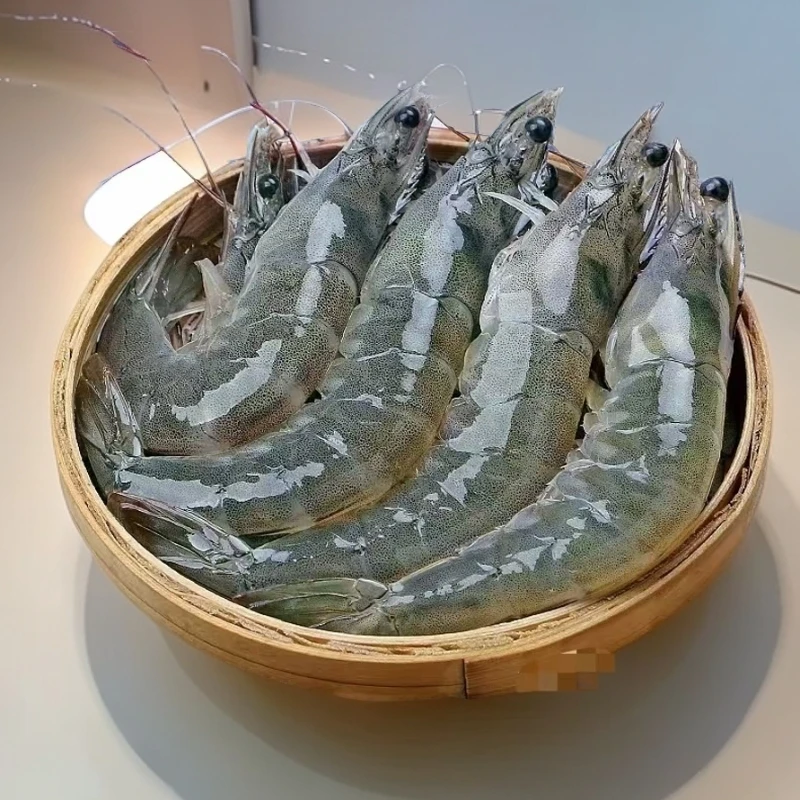 【配送到家】南美白虾1斤（保鲜不保全活）