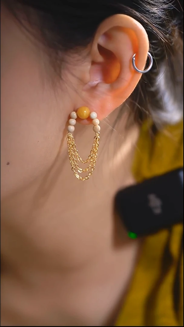 其他猛犸象牙特色款耳饰