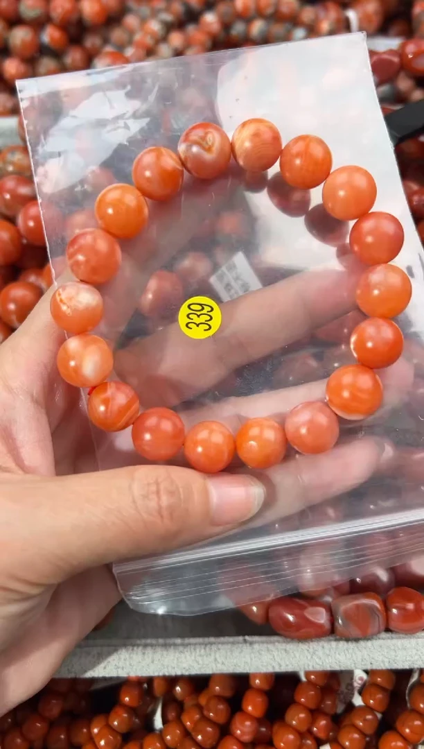 未镶嵌手串南红玛瑙12+