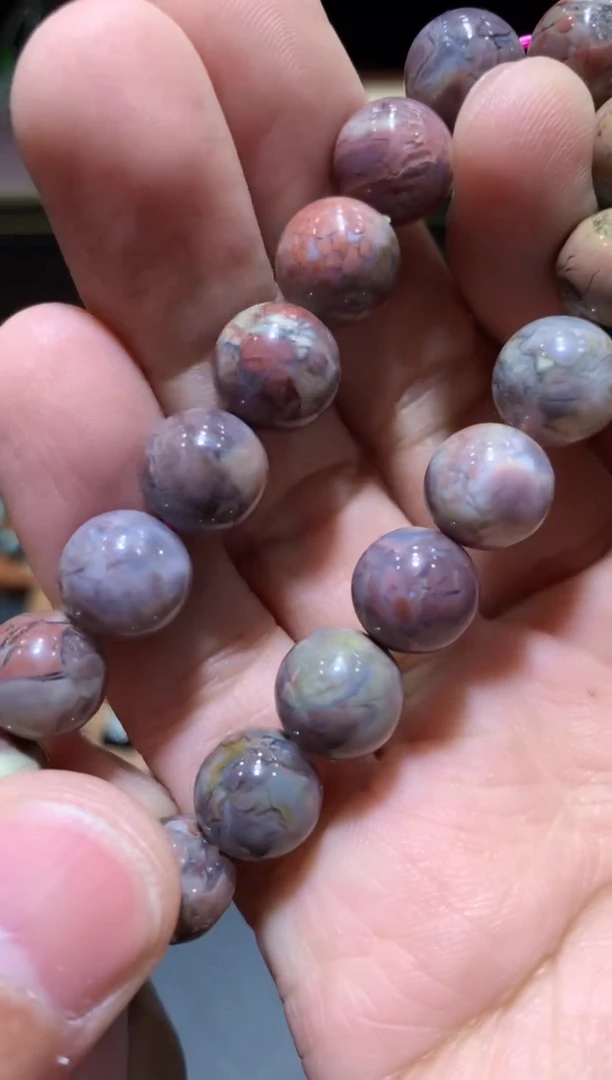 【闪购商品】石英质玉（阿拉善玉）手链未镶嵌L85