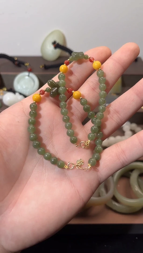 未镶嵌手链和田玉和田玉手串