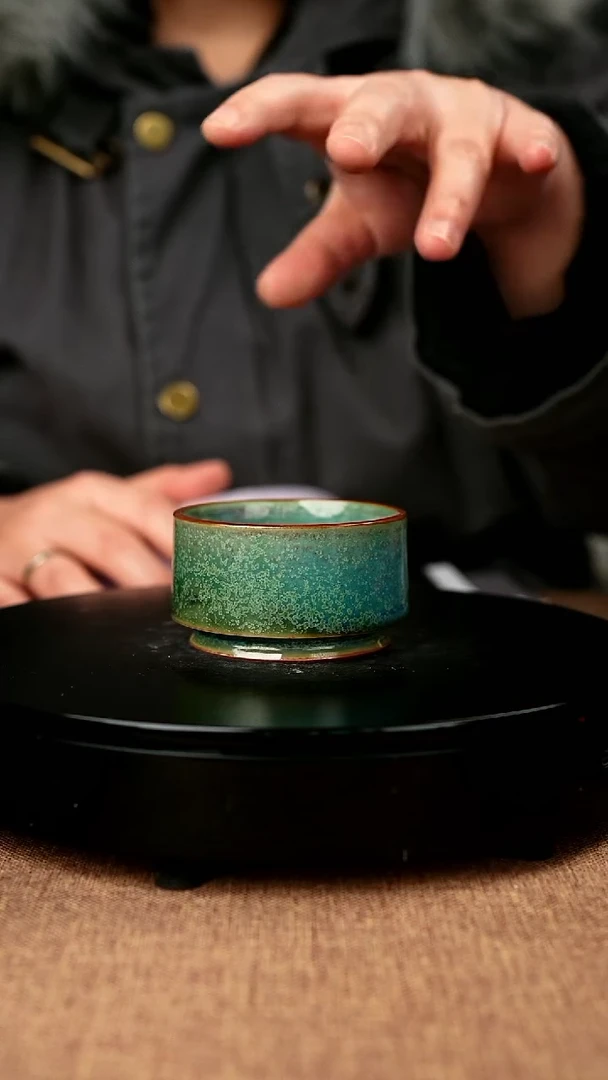 【闪购商品】791#一级品原矿钧瓷炉钧釉主人杯