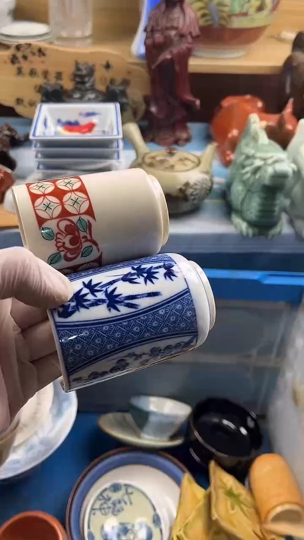 瓷片沙***洲英歌瓷器满19.9包邮