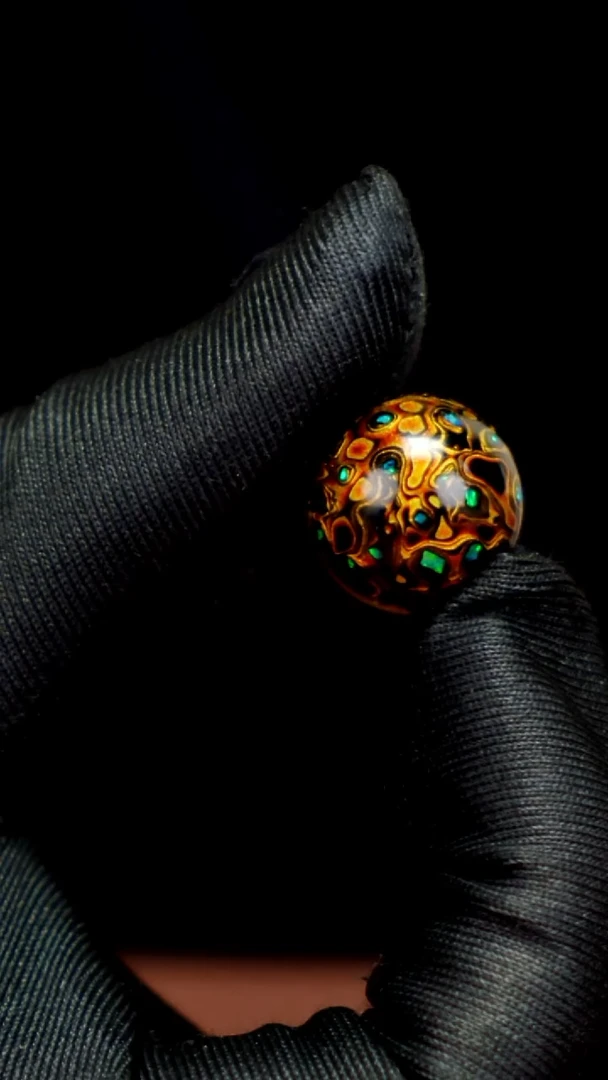 疯子大漆黑金满欧15mm