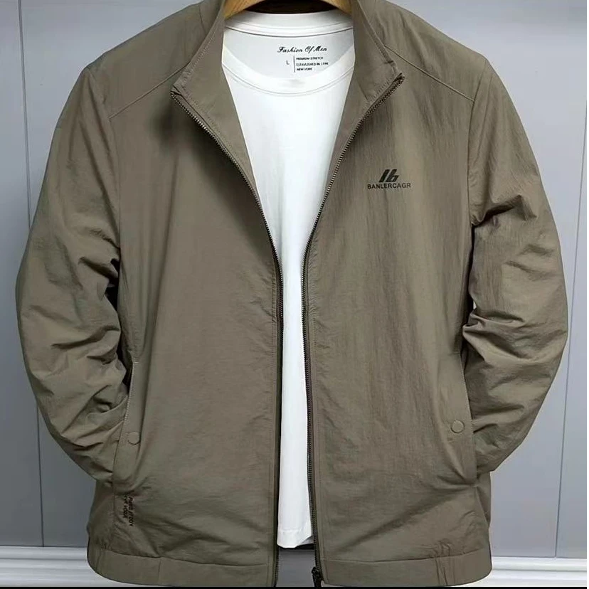 新款高品质男士立领休闲百搭夹克