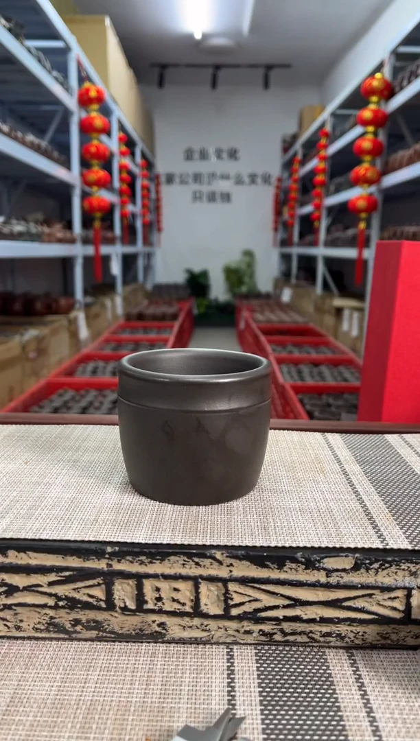 【闪购商品】紫砂茶杯石黄大口主人杯