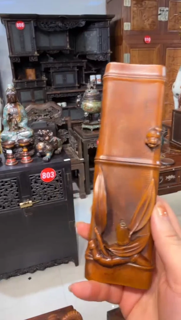 木黄杨木竹节香插138.888888