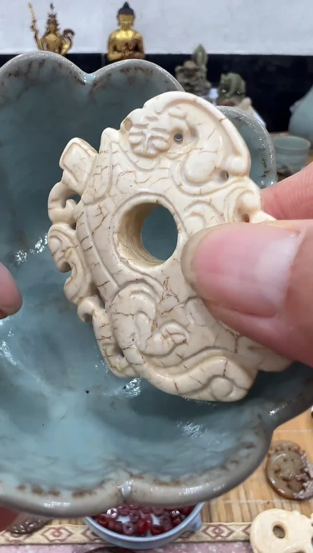 瓷片手工，手绘，陶瓷