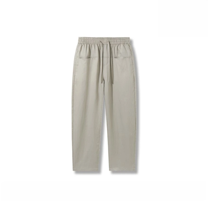 薄款透气莱赛尔垂干凉感阔腿裤宽松休闲长裤D1252