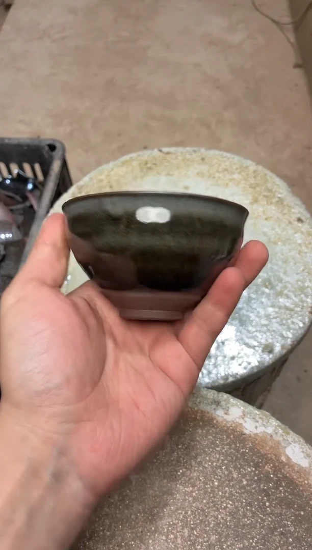 茶盏真柴烧建盏换点柴火