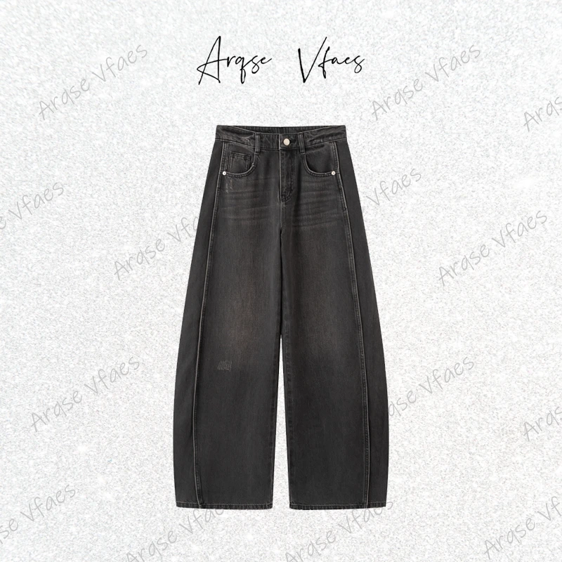 [ARQSEVFAES正品]—2025秋季新品款显瘦弯刀裤牛仔裤女AR323029