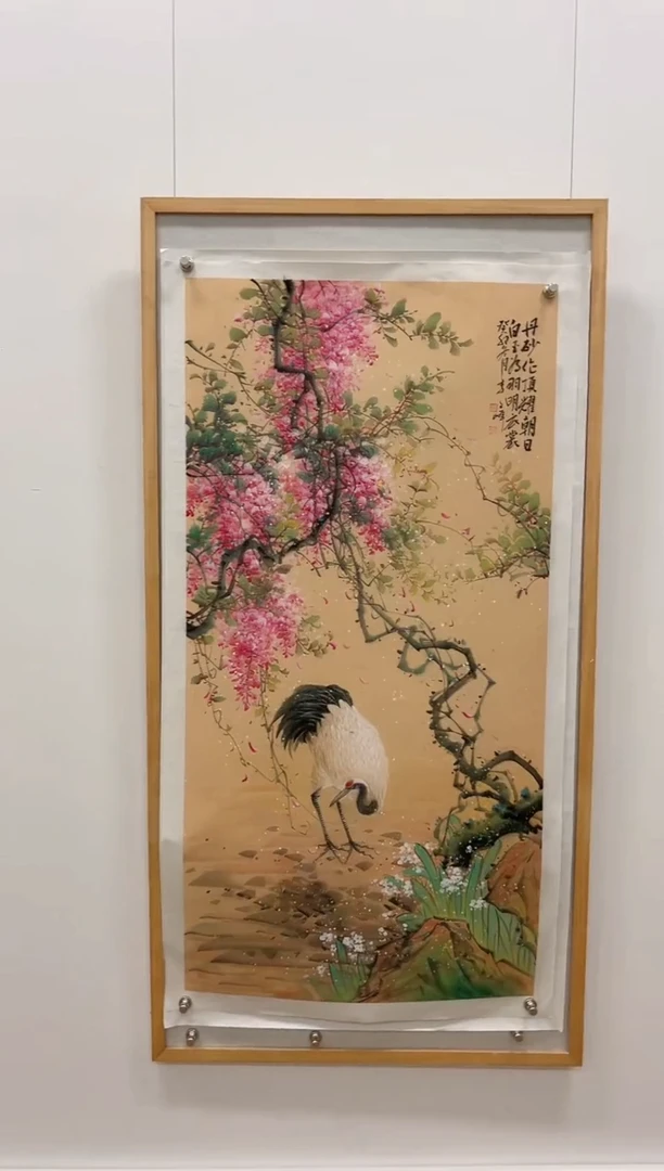 国画李文峰四尺整张鹤