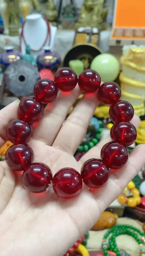 【闪购商品】血珀手串未镶嵌主播推荐主播推荐