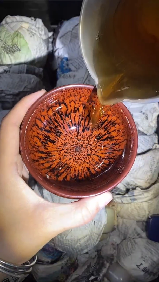 茶盏红百花 将军 盏三疯建盏茶器