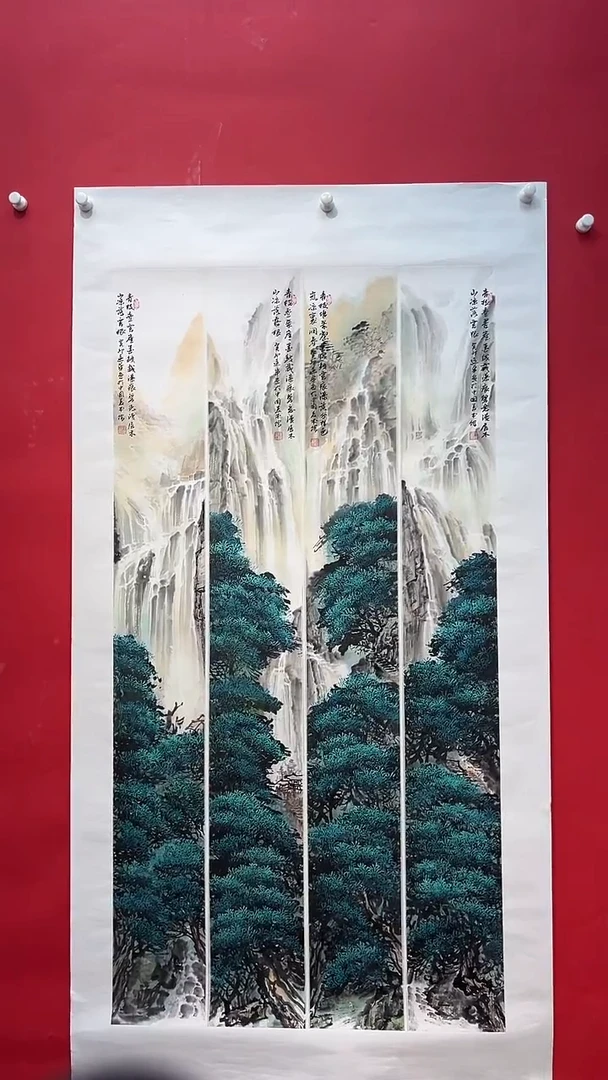 国画画家陆远华纯手绘原作