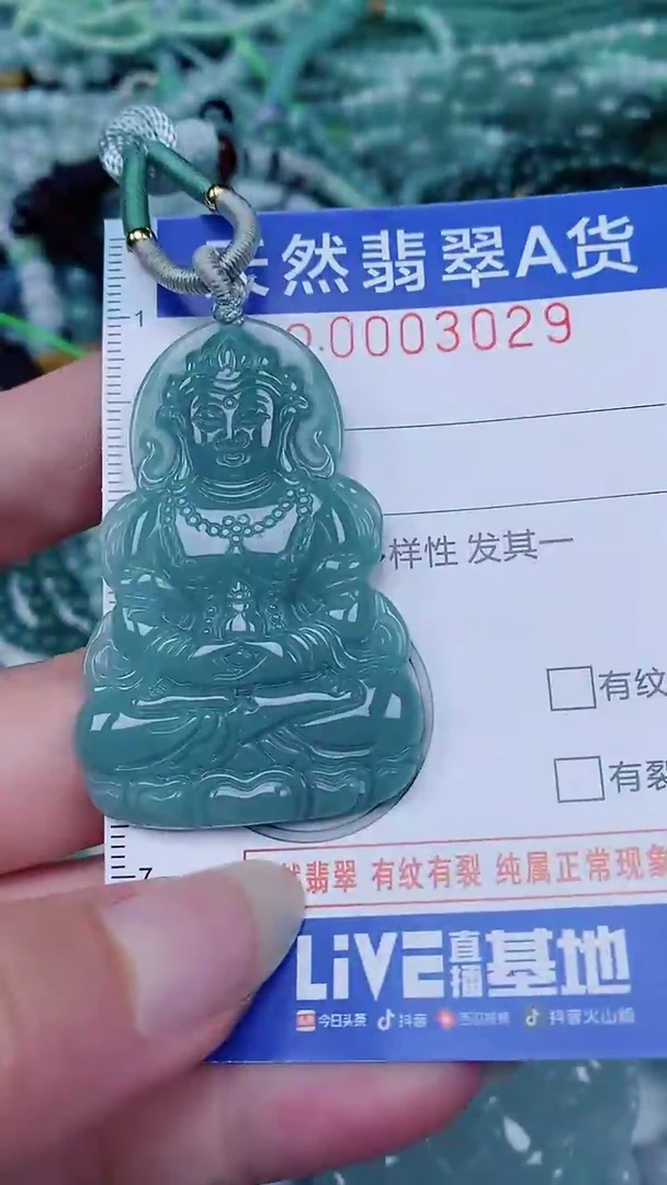 翡翠未镶嵌颈饰00003029