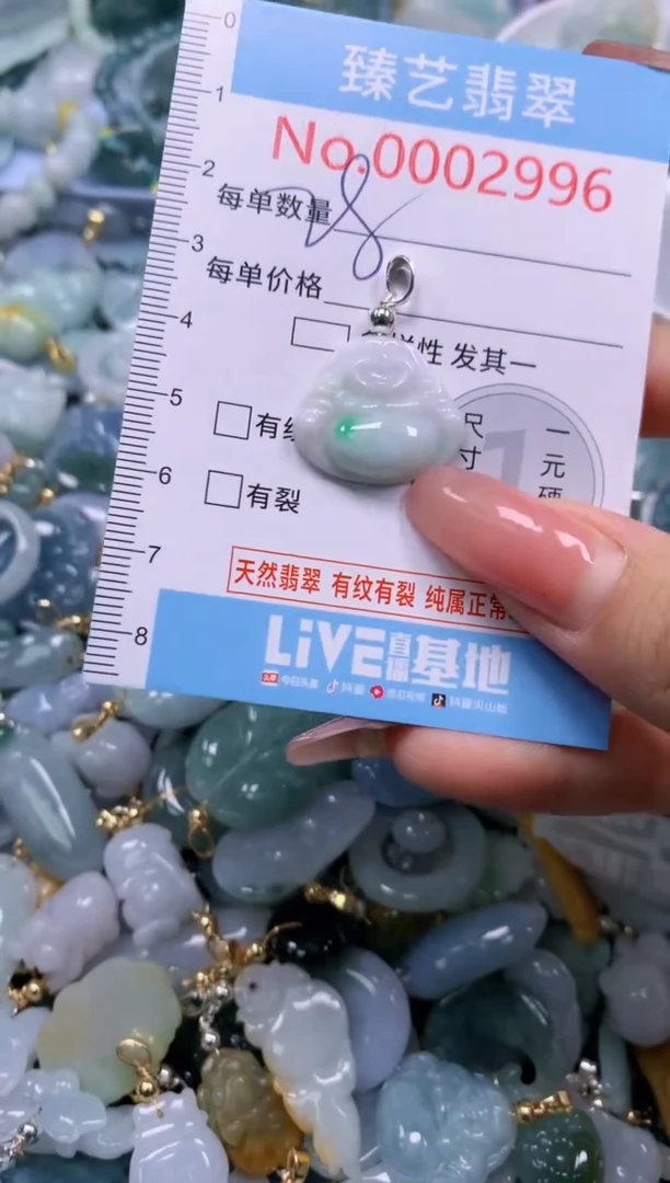 翡翠未镶嵌吊坠(不含链)2996