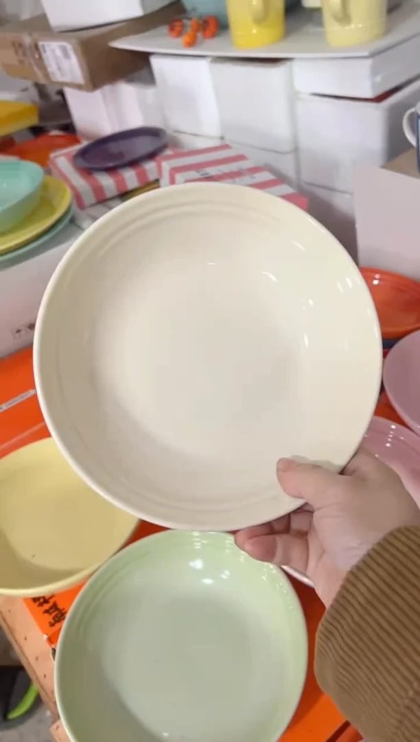 【闪购商品】碟微瑕---7英寸燕麦---米白