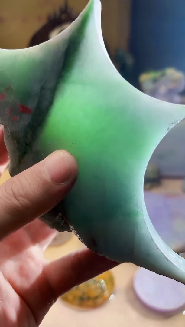 翡翠挂件未镶嵌A货张麦1439