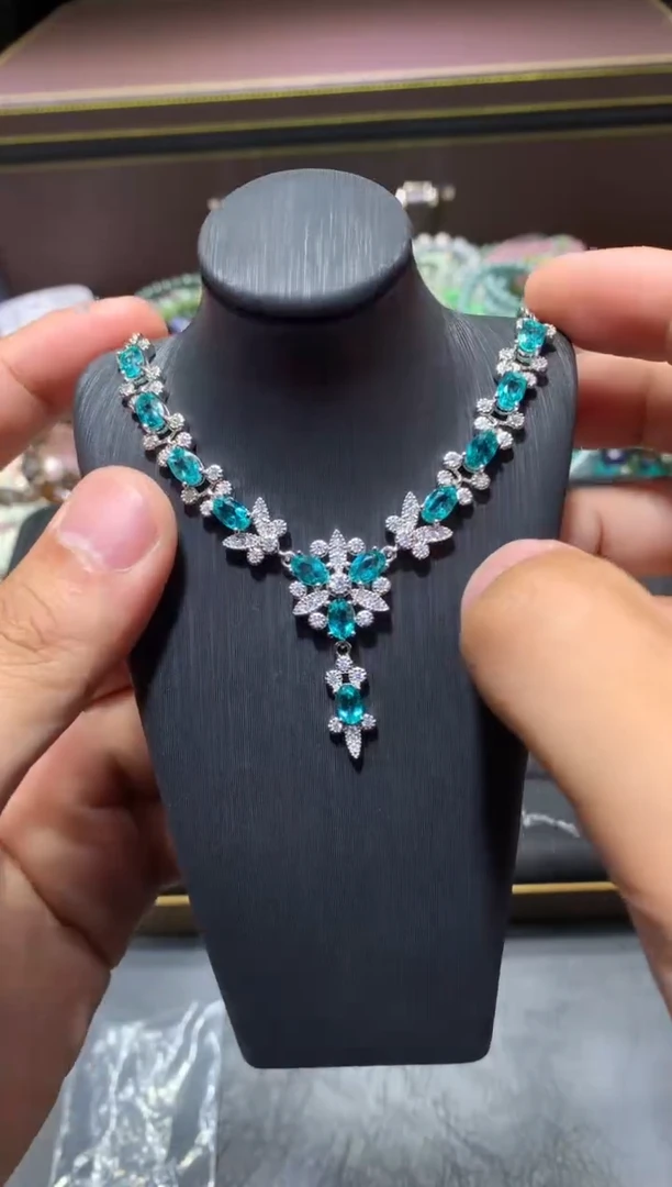 颈饰托帕石未镶嵌Q79【多样性发其一】